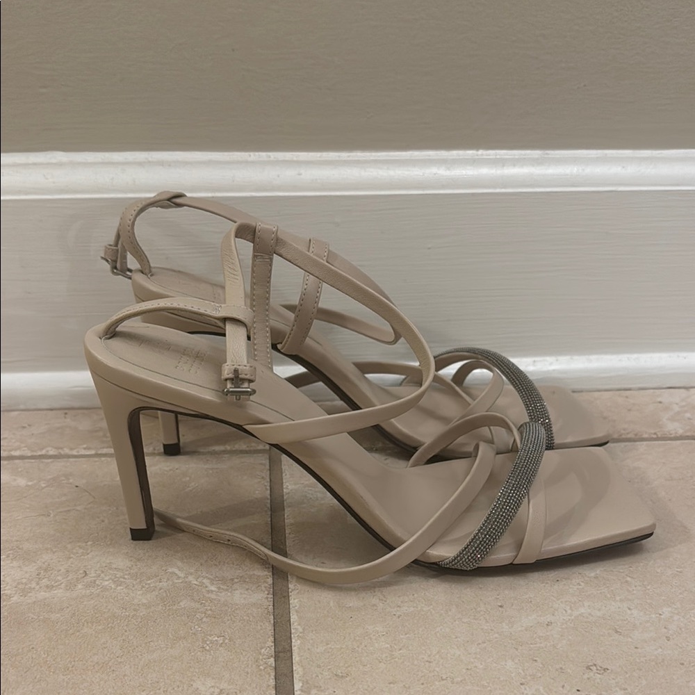 Brunello Cucinelli Tan Heeled Shoes - Picture 2 of 5